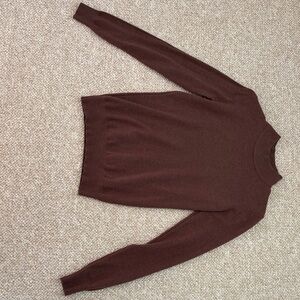Milano Rich Brown Crew Neck Sweater